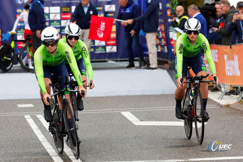 2023 UEC Road European Championships - Drenthe - Junior Mixed Team Relay - Emmen - Emmen 38, km - 21/09/2023 - Slovenia - photo Luca Bettini/SprintCyclingAgency?2023